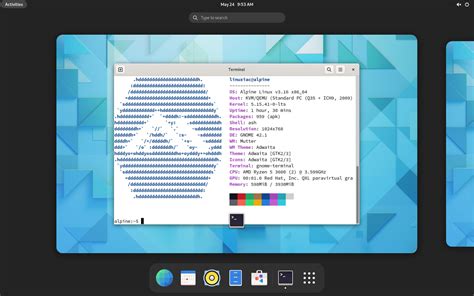 You can set the terminal size by editing bootextlinux. . Alpine linux dwm